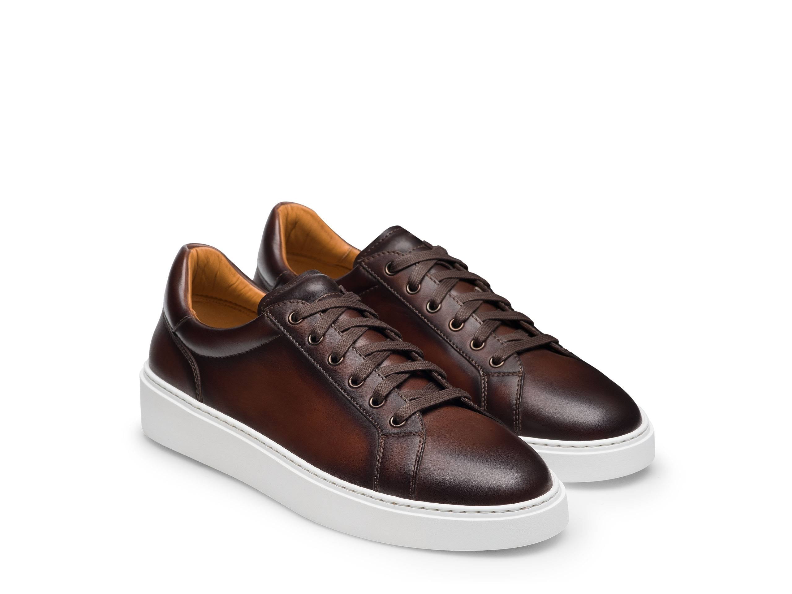 Luxe 88 | BROWN LEATHER SNEAKERS