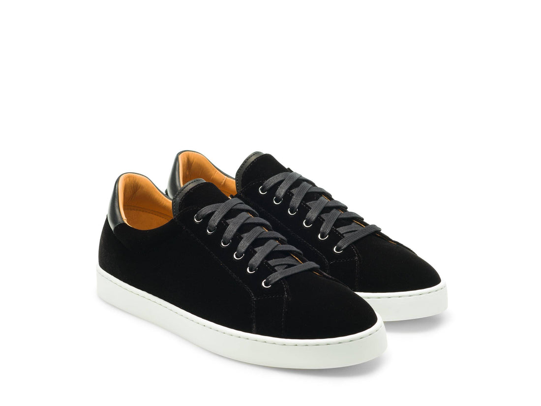 Steven - Z BLACK SUEDE LEATHER SNEAKERS