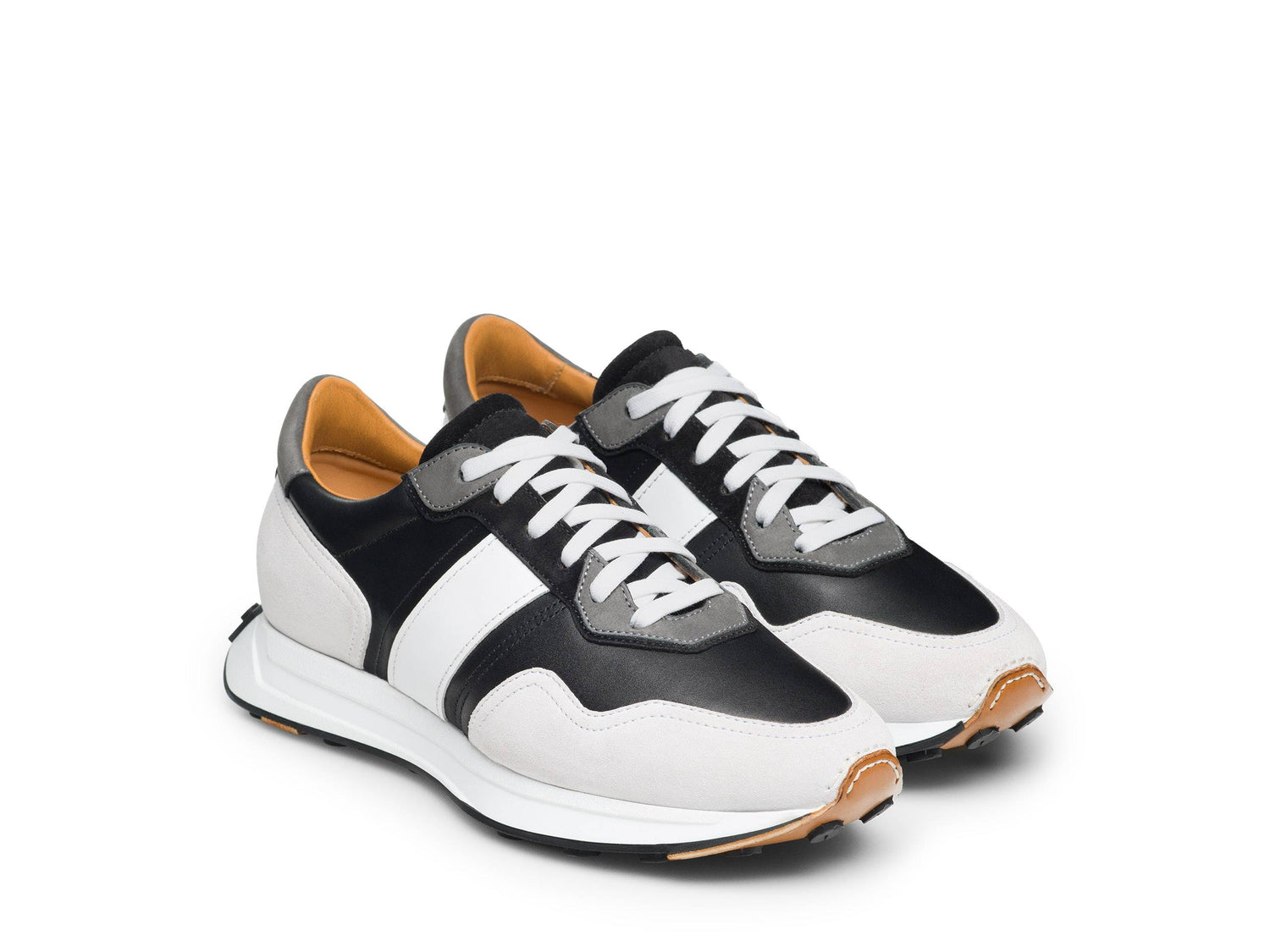 Daniel - BLACK &amp; WHITE SUEDE LEATHER SNEAKERS (Copy)