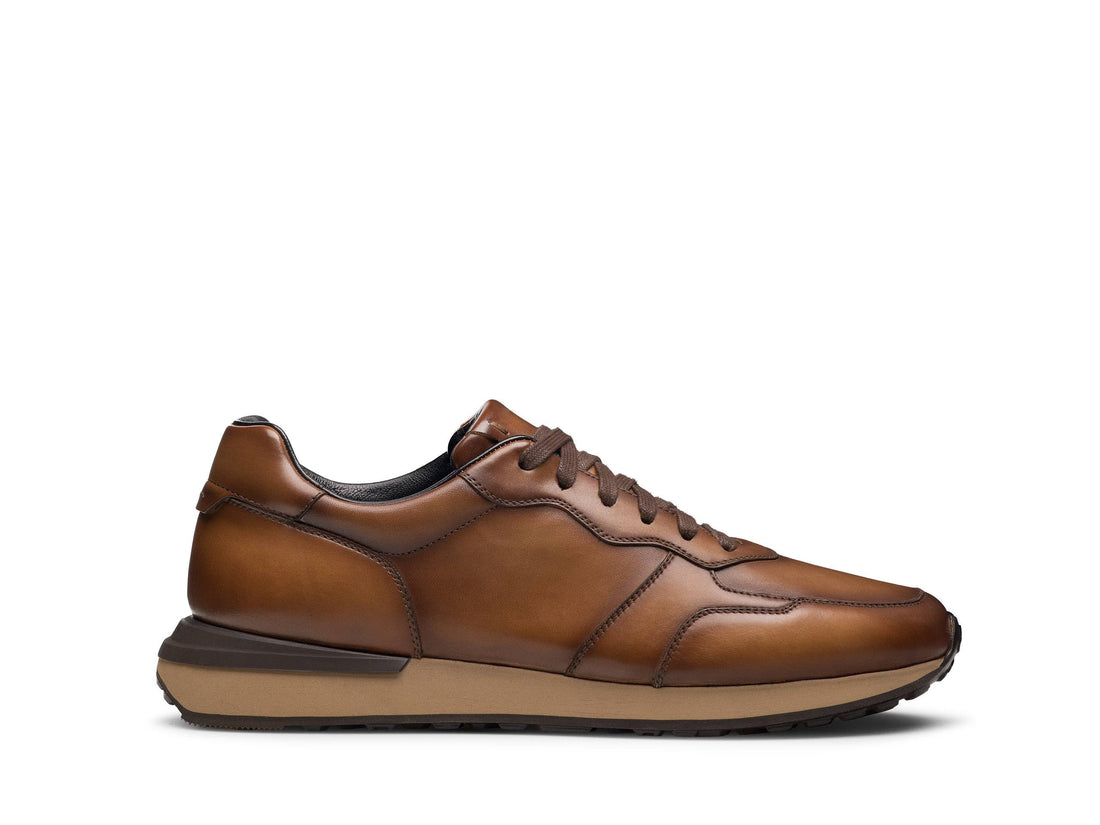 FLUX 350 | BROWN LEATHER SNEAKERS