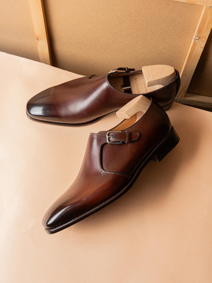 THE LAUREN - TABACCO BROWN ON FULL GRAIN LEATHER