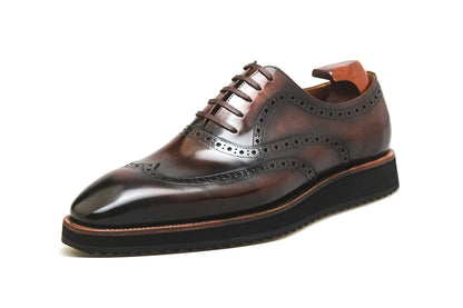 BROWN WINGTIP OXFORDS | LIGHTWEIGHT EVA SOLE