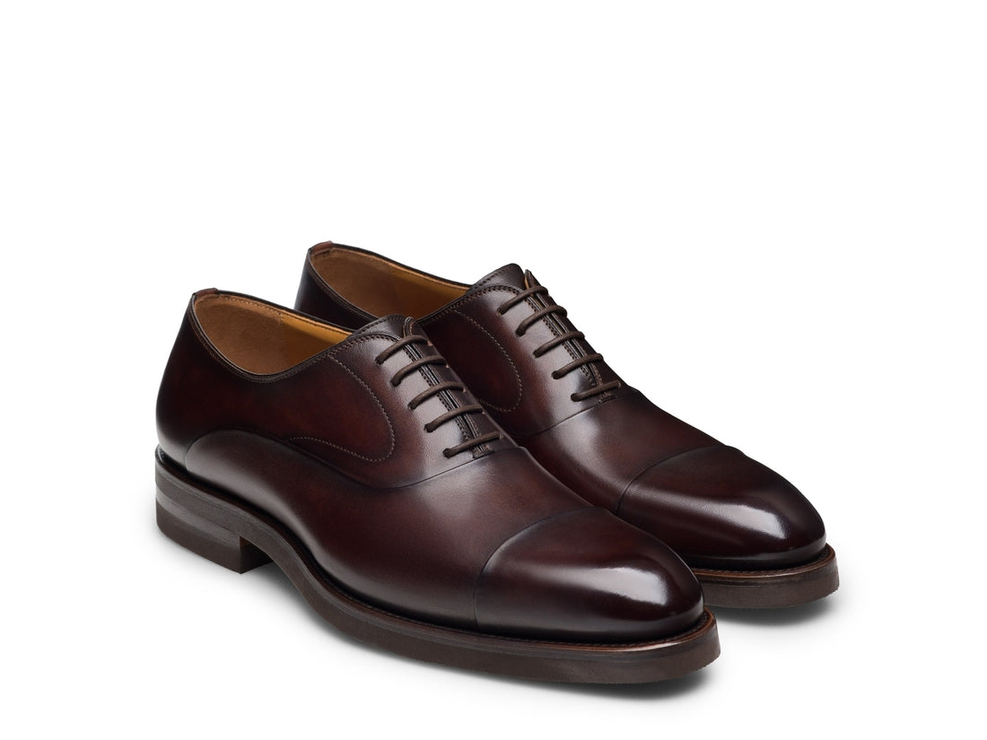 OSLO | DARK BROWN LEATHER LACEUPS