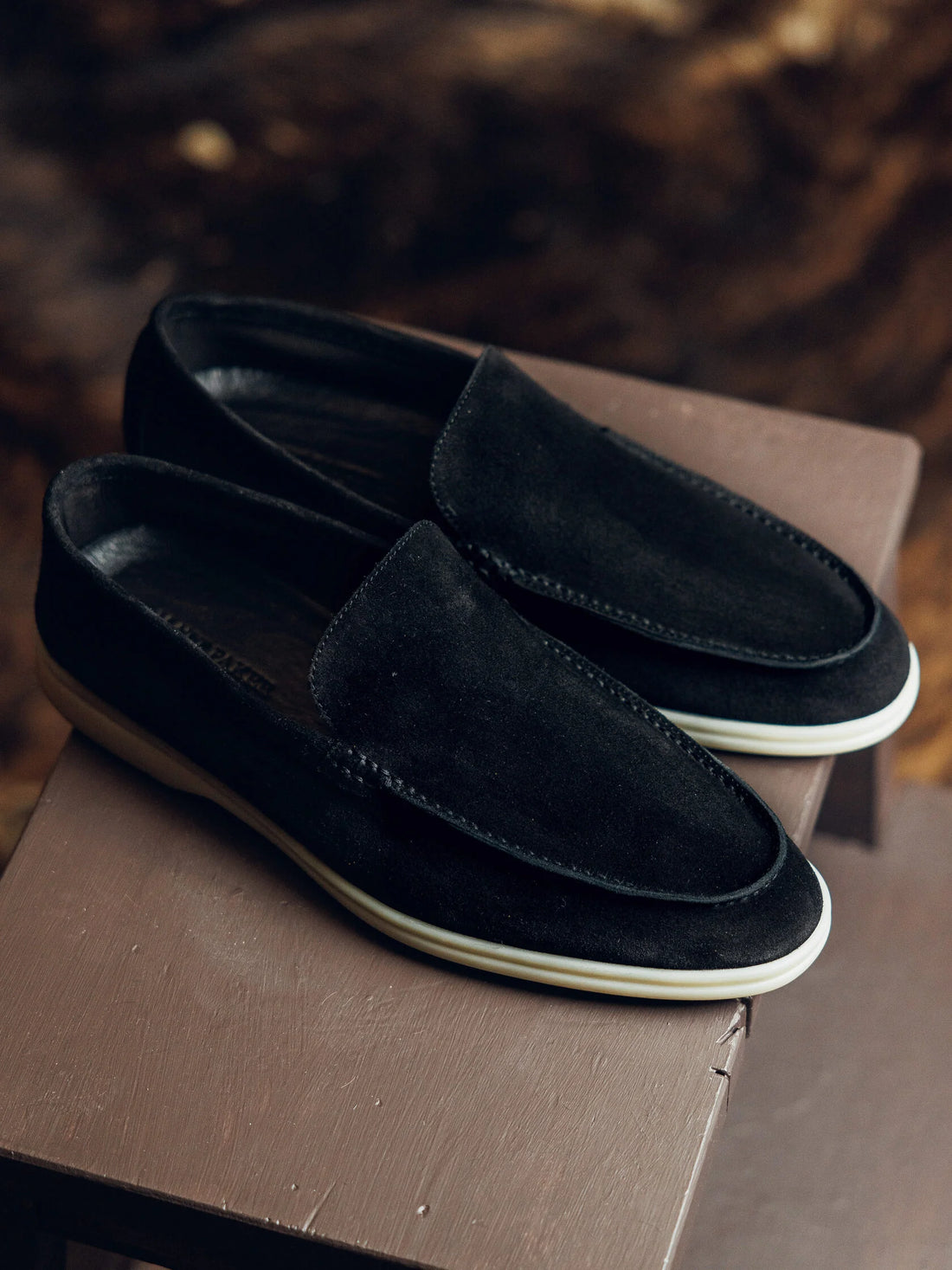 BLACK SUEDE LOAFERS  | PATINA SUEDE
