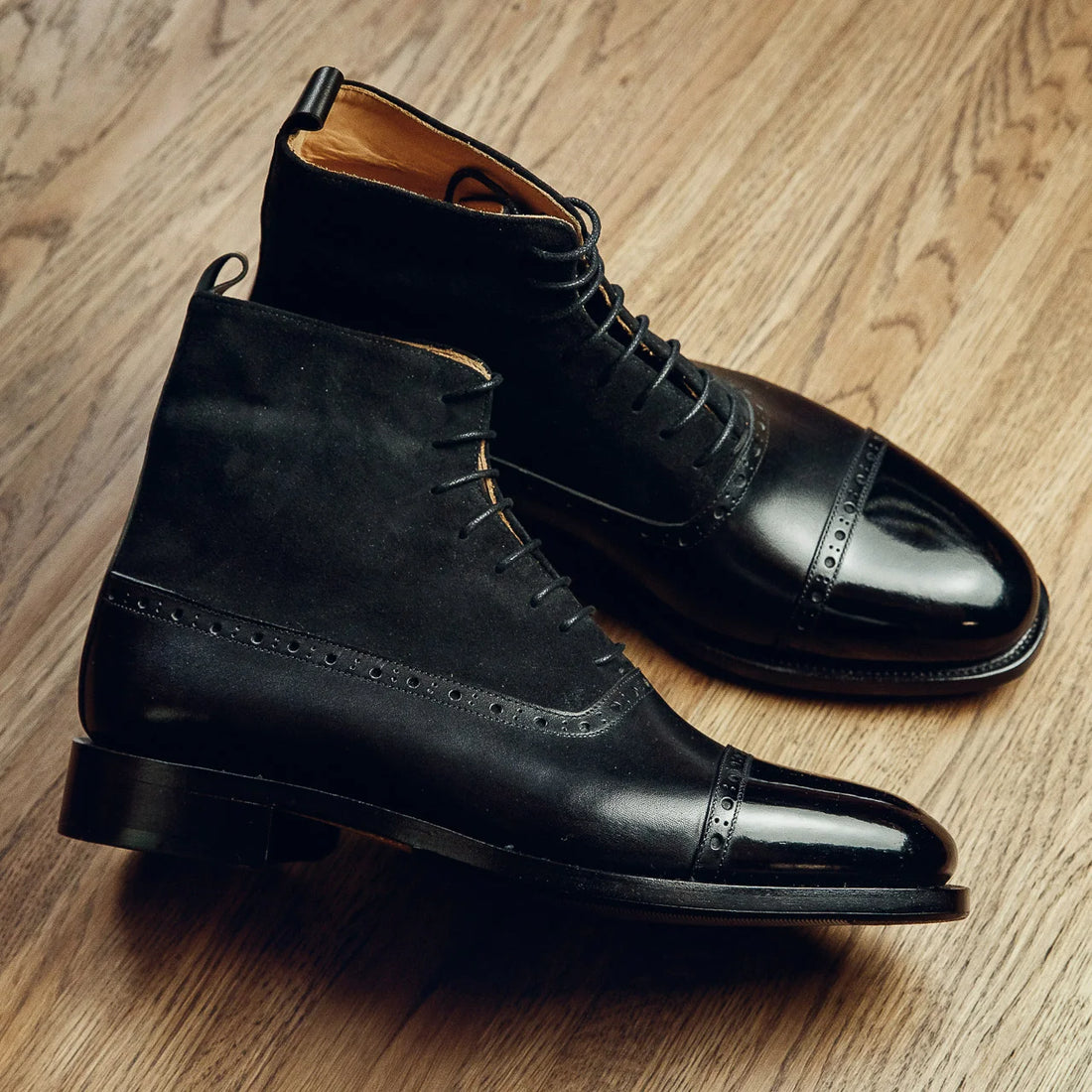 BALMORAL BOOTS BLACK| PATINA FINISH