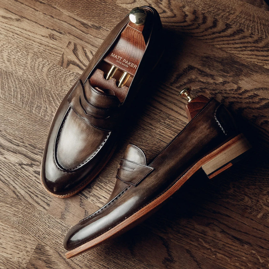 PENNY LOAFERS BROWN | PATINA FINISH