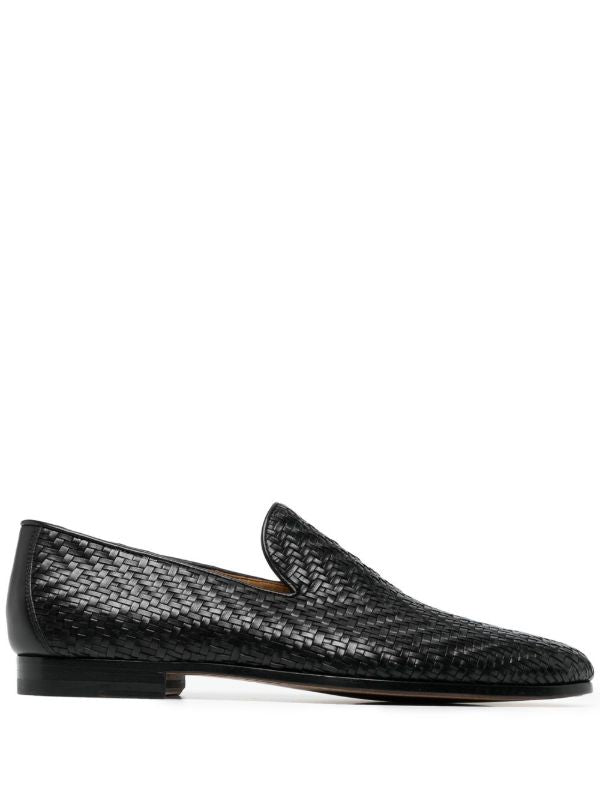 INTERWOVEN | BLACK LEATHER LOAFERS