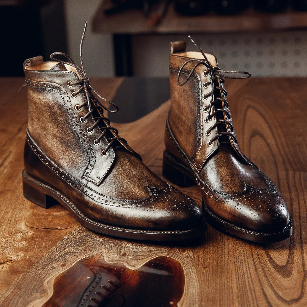 DERBY BROGUES | PATINA FINISH