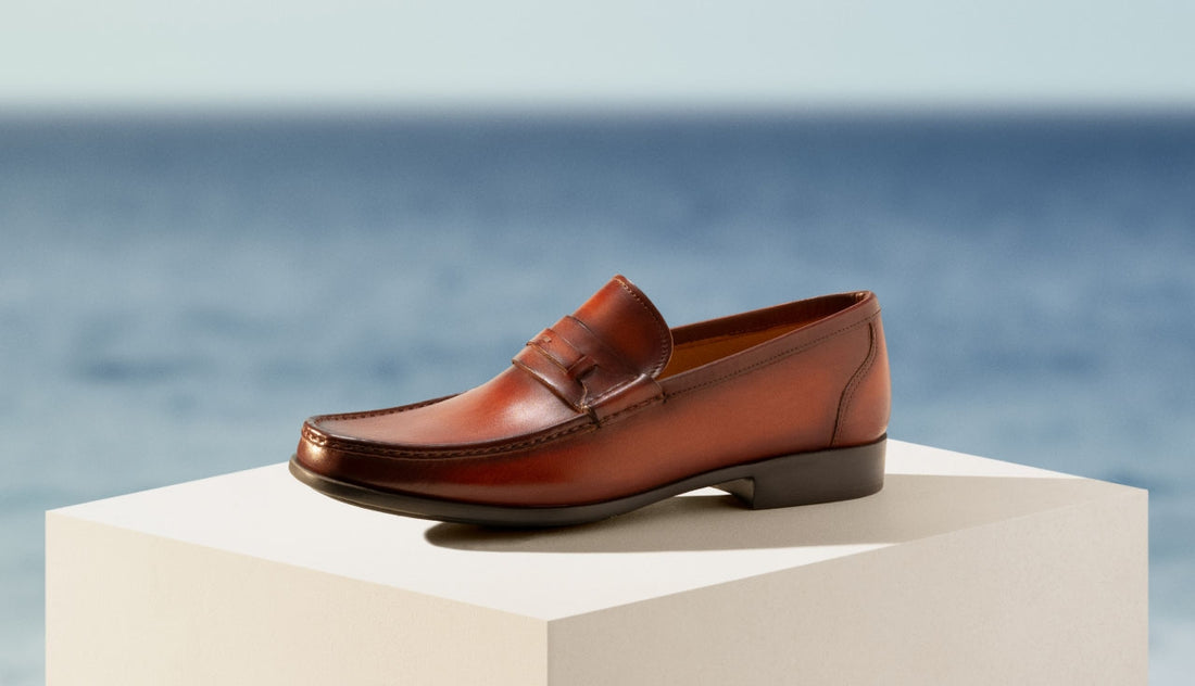 DARWIN | TAN LEATHER moccasin