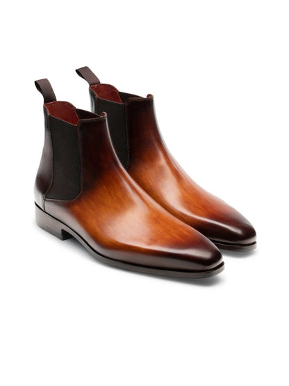 LOUIS TAN BROWN - DUAL TONE BOOTS