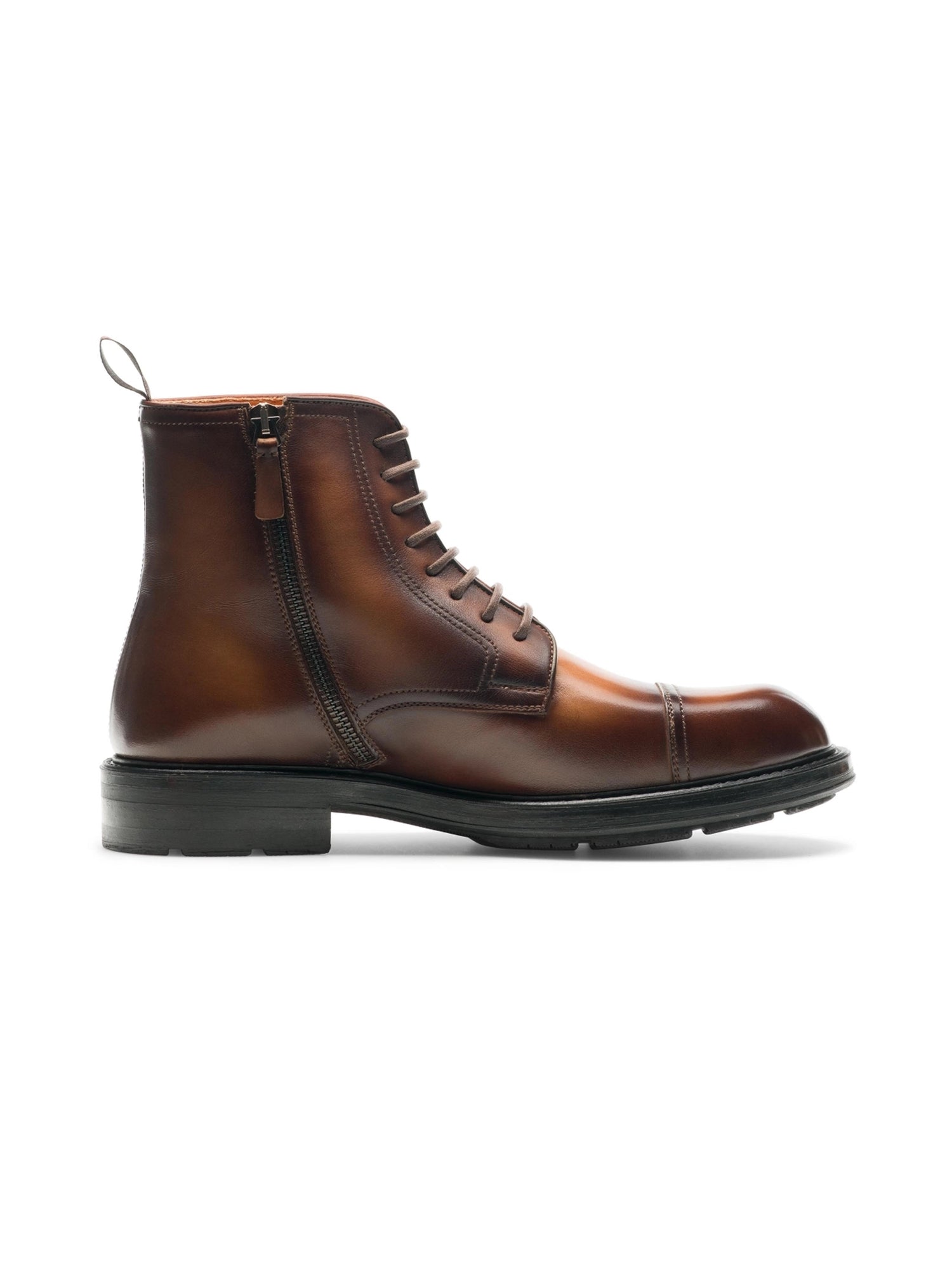 LOROTO BROWN - LACE UP BOOTS